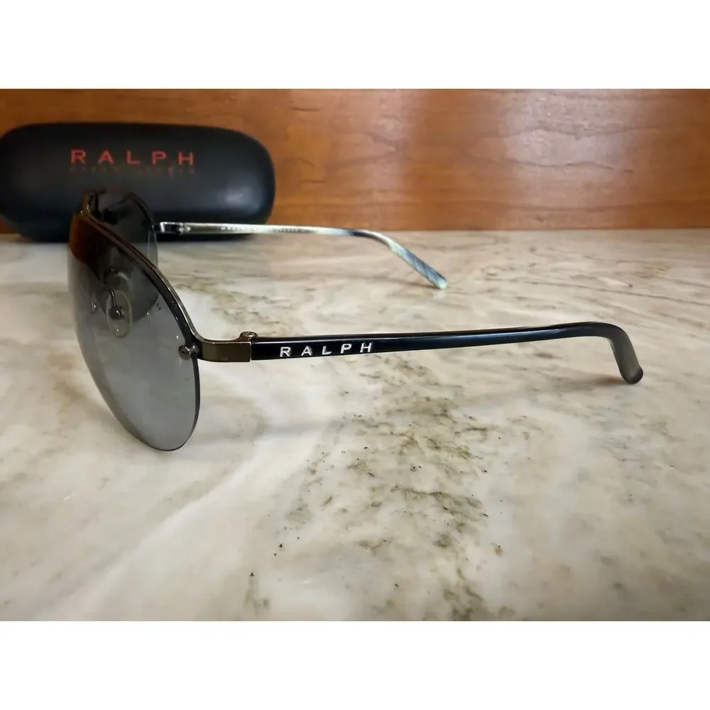 Y2K RALPH Ralph Lauren Aviator Sunglasses Gray